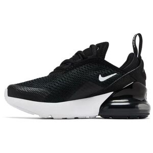 Nike Air Max 270, 1.5Y, Black & White, 2021 A02372-001, Youth, Lace Up, Logo